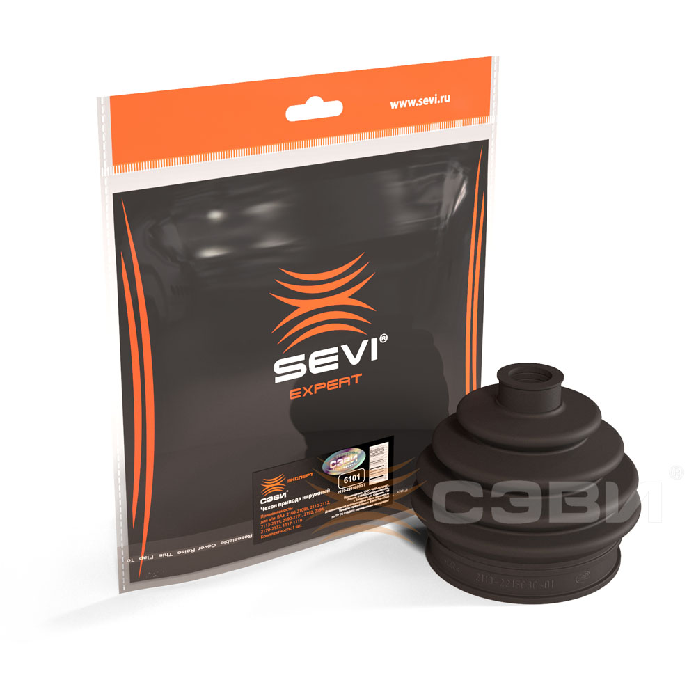 Sevi Expert 6101 Чехол привода наружный для а/м ВАЗ: 2108-2115, 1117-1119, 2170-2172, 2190-2192, 2194